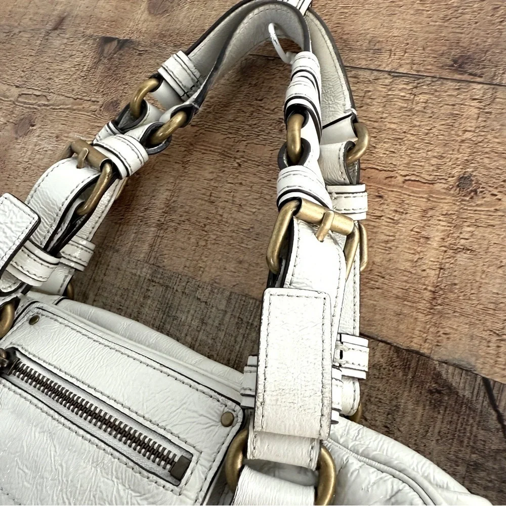 Juicy Couture Vintage Y2K Leather Satchel Bag